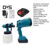 Cordless Paint Sprayer with Detachable Tank 3 Spray Patterns Adjustable Flow Control Battery Powered Handheld Paint Sprayer