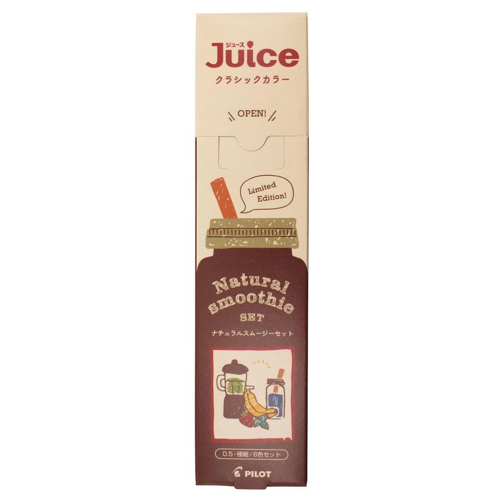 Limited Edition Juice Gel Ballpoint Classic Set Pen, Colors, 0.5mm, 6-Color [Smoothie]
