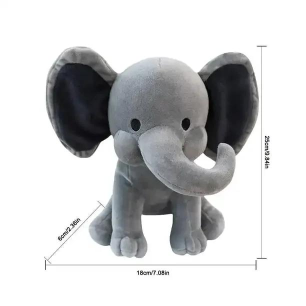 Adorable Elephant Stuffed Animal Soft Elephant Plush Toy Cute Birthday Gifts for Boys Girls Kids Toddlers Wildlife Animals