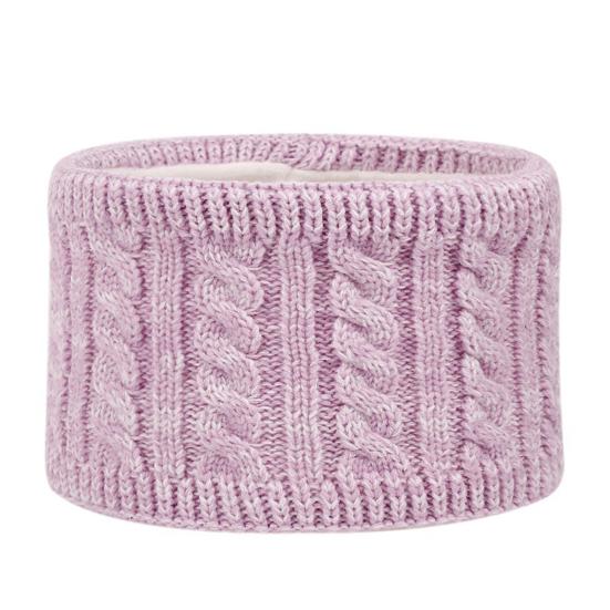 3Pcs/Set Kids Hat Scarf Gloves Set Colorful Twist Texture Hat Thickened Plush Lining Neck Gaiter Knitted Gloves Set