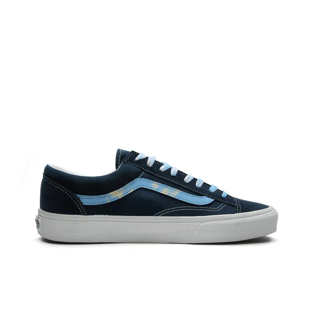 Vans Style 36 Fabric Abrasion Resistant Abrasion Resistant Low top Skateboard Shoes Unisex Blue White VN0A3DZ3RFL(Team613-)