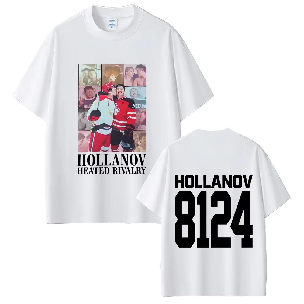 Heated Rivalry Shane Hollander Ilya Rozanov Hollanov 2481 Tshirts Unisex Women Fashion T Shirts Male Vintage Streetwear