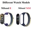 Bracelet for Mi Band 10 8 7 9 Strap Nylon Sport Loop Watch Belt Pulsera Correa Mi Band 4 Wristband Xiaomi Mi Band 5 6 3 Bracelet