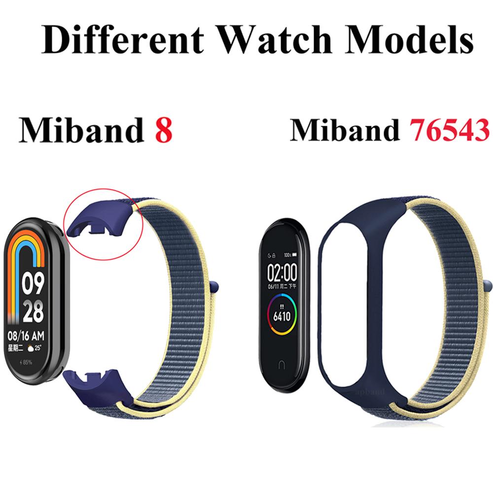 Bracelet for Mi Band 10 8 7 9 Strap Nylon Sport Loop Watch Belt Pulsera Correa Mi Band 4 Wristband Xiaomi Mi Band 5 6 3 Bracelet