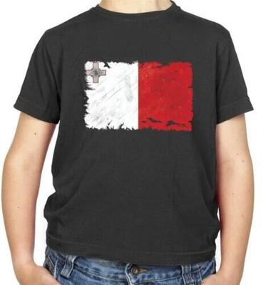Malta Flag Kids T-Shirt - Valletta - Europe - Country - Travel - Flags - Gozo