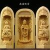 Boxwood Beautiful Hand-Carved Wooden Statue of the Thousand-Armed Guanyin Bodhisattva