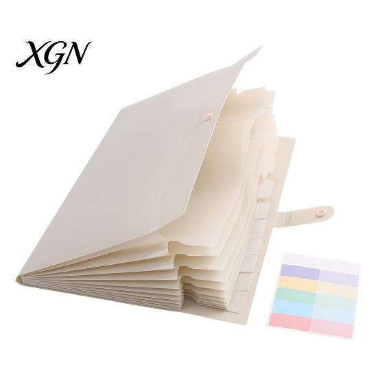 Protective Paper Sleeve Expanding File Folder, Waterproof PP A4 Letter Size Document Clear Protector Organizer, Portable Receipt Organizer for School