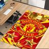 Manchester United Printed Carpet, for Office Chair Living Room Bedroom Kitchen Room Decor Gifts.