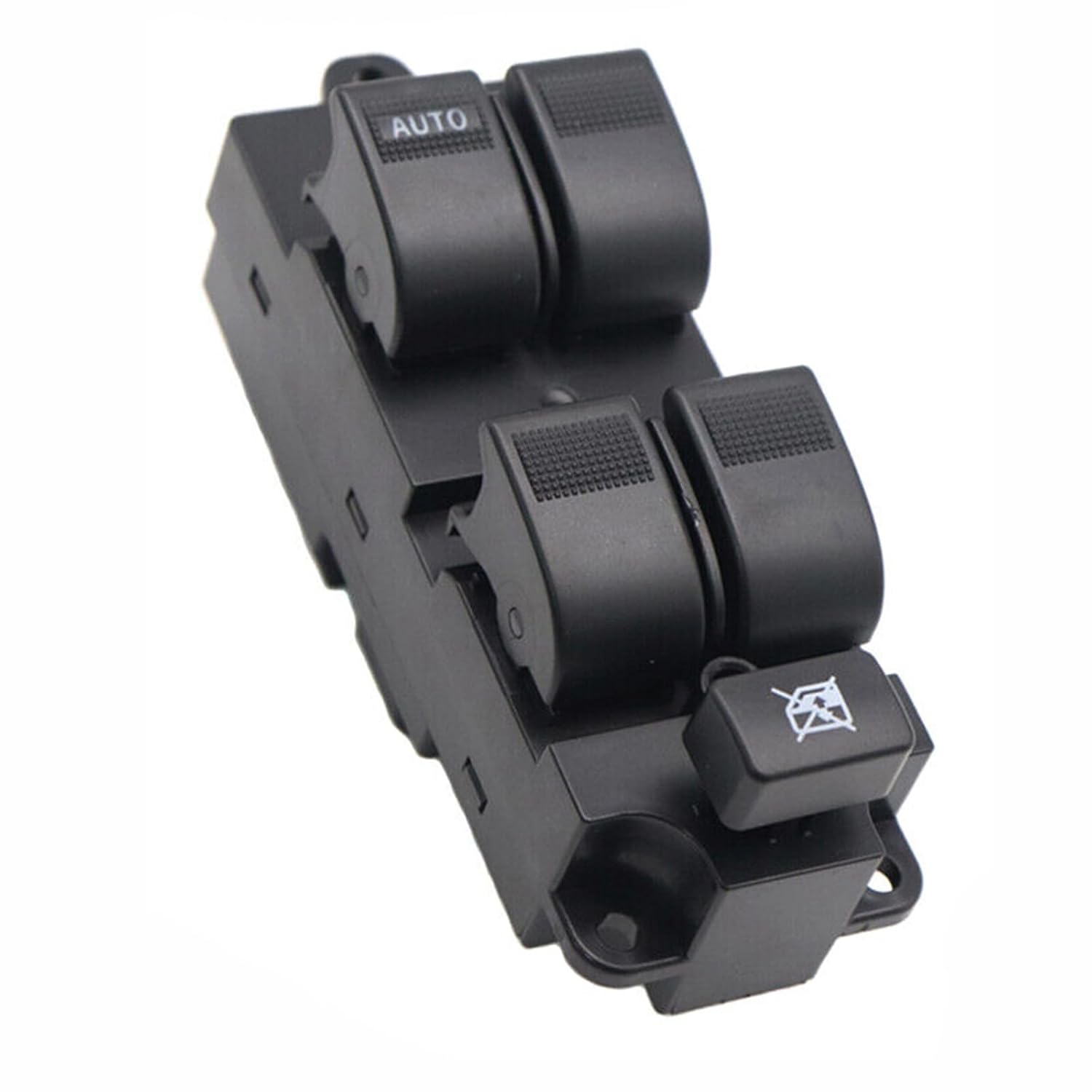 AB39-14540-BB Master Power Window Switch, Push Button, Lever Actuator, Manual Operation, Black