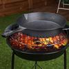Cast Iron Pan for Gas Induction Grill Fireplace To Oven Plate 25 Cm