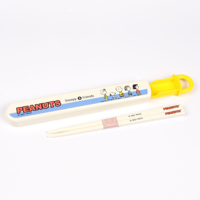 Snoopy Two-Tone Color Slide Chopsticks Set 16.5CM