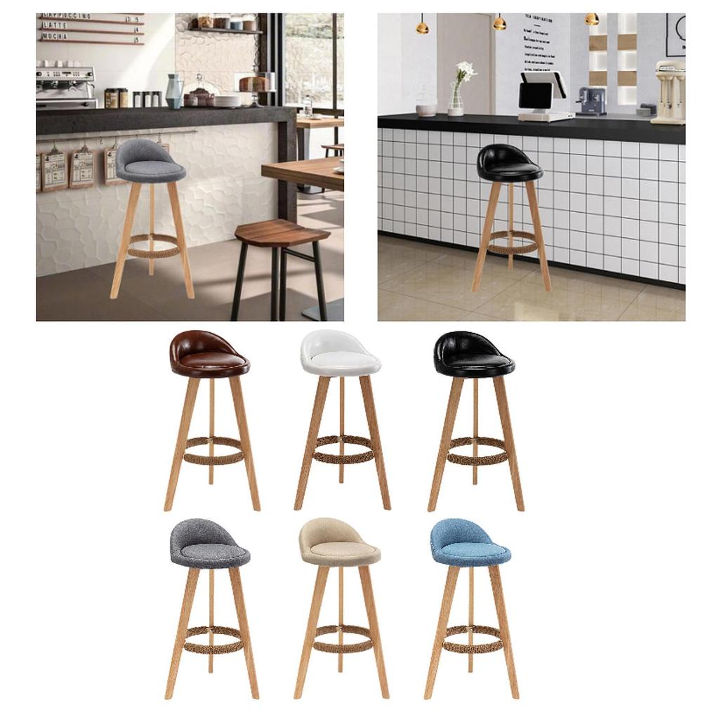 Bar Stool Counter Height Barstool Chair for Backrest Tables Kitchen
