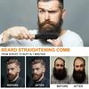 Multifunctional Mini Beard Straightener Quick Heated Comb Anti-Scald For Men Beard And Hair One-Piece Styling Straight Hair Comb