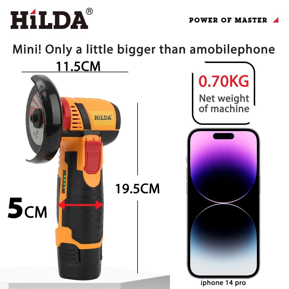 Cordless Mini Angle Grinder - Rechargeable Lithium Battery Polisher & Cutter