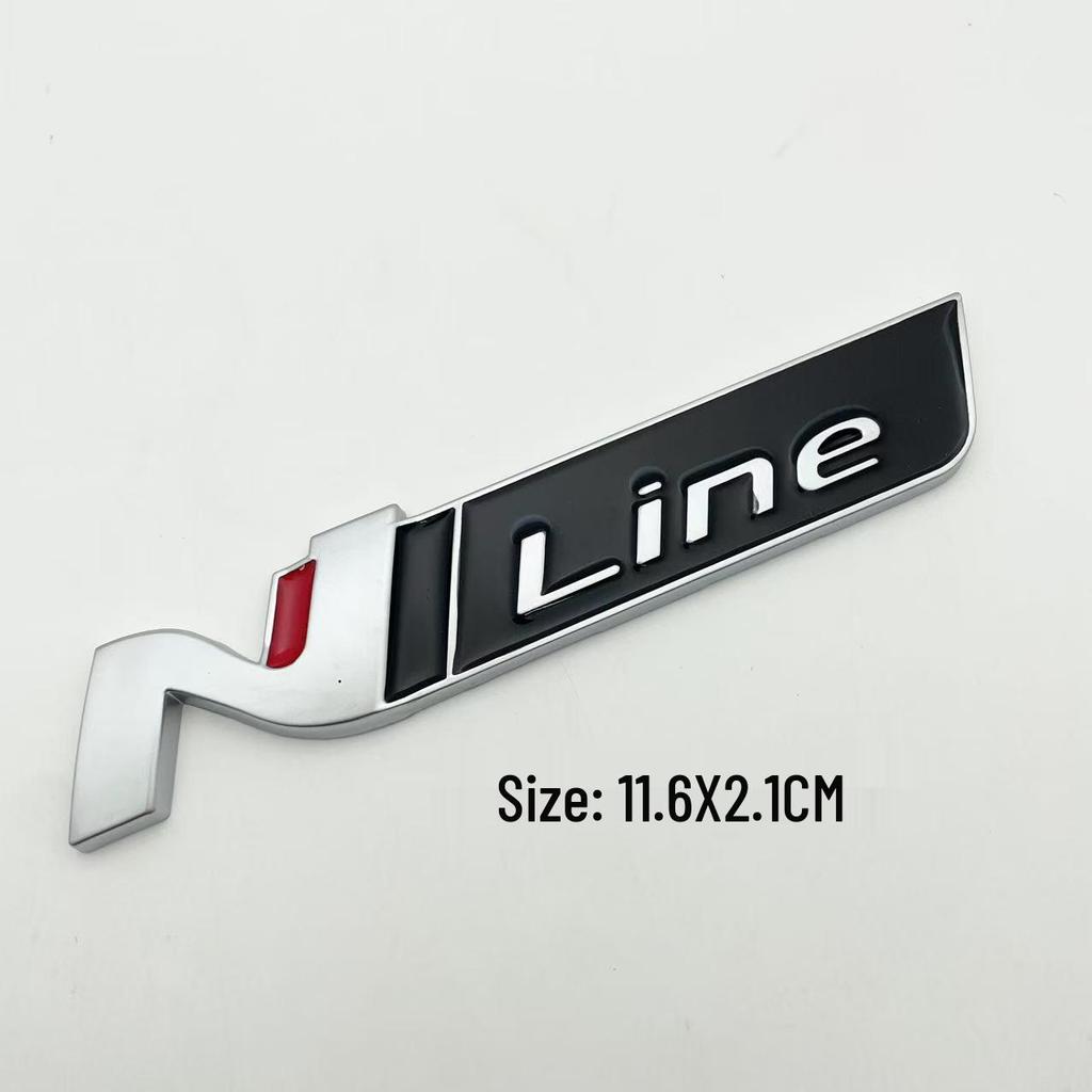 Hyundai Elantra Nline Sport Metal Car Emblem for Side or Tail Modification