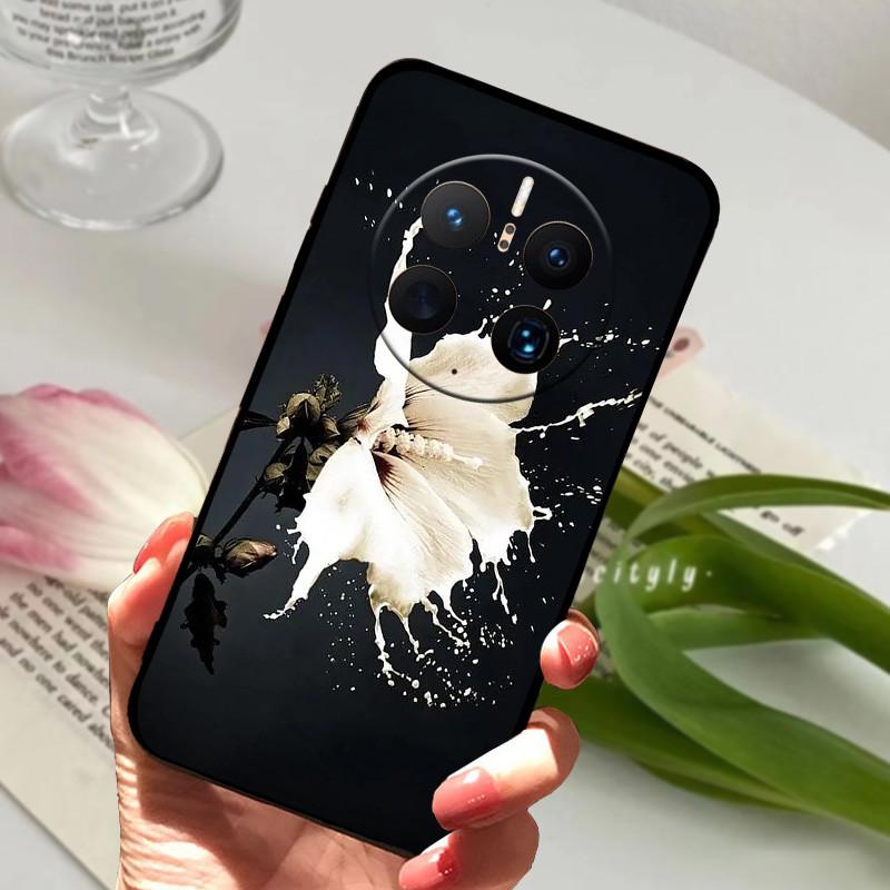 For Huawei Mate 50 Pro Case Cover Soft TPU Painted Funda Cases For Huawei Mate 50 Pro Cover Silicone Mate50 Pro 50Pro 50E Coque