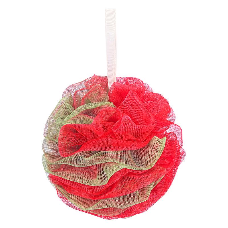 Colorful Soft Bath Shower Ball - No Shedding, Lathering Back Scrubber, Multi-Color Option Available