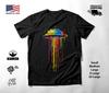 UFO Neon Graphic T-Shirt Black Unisex S-2XL
