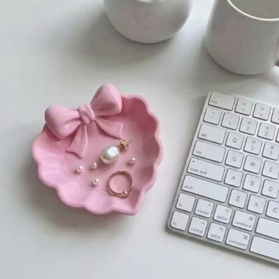 Plastic Jewelry Tray Heart-Shaped Jewelry Organizer Gift Jewelry Storage Tray Home Decor