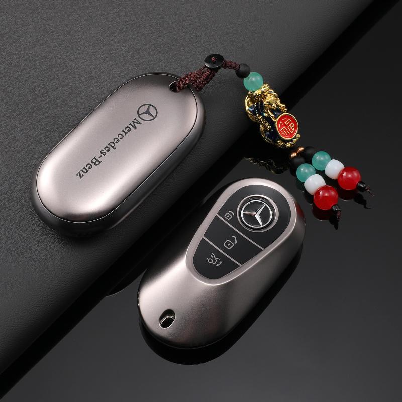 FGO2 2025 New New Car Flip Key Protector Case Cover TPU Key Case for Mercedes Benz AMG 2022 C S Class W206 W223 S350 C260 C300 S400 S