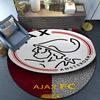 AFC Ajax Emblem Design Round Rug for Livingroom,Bedroom, Palyroom, Chair Rug, Area Rug, Circle Carpet, Large Size Fan Christmas Gift