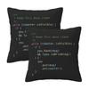The Perfect Coaster For Programmers 2 Pcs Square Pillowcase Pillow Cover Cushion Throw Pillow For Home Living Room