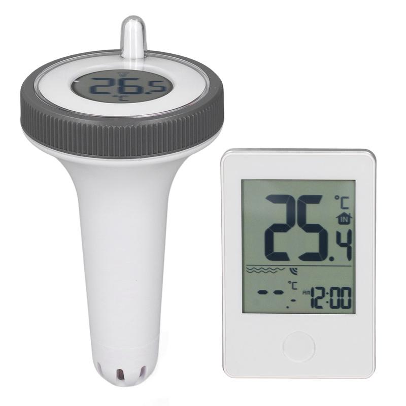 Thermometer Wireless Pool Thermometer LCD Display 0.1℃ Accuracy Waterproof Digital Floating Thermometer Temperature Meter
