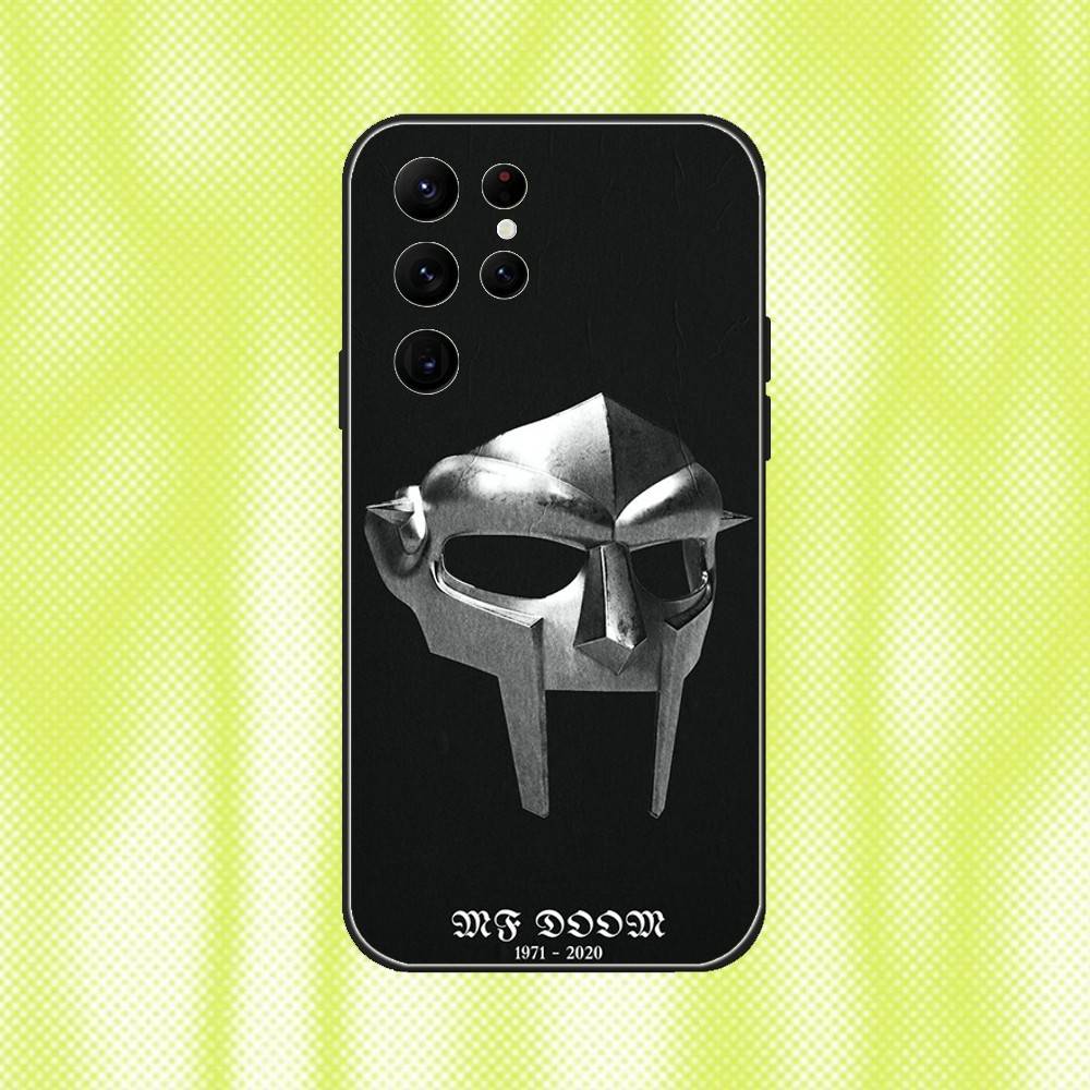 Mf Doom All Caps Phone Case For Samsung S 25,24,23,22,30,21,10,9,Ultra,Plus,Lite,FE,4,5G Black Soft Case