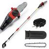 Cordless Telescopic Chainsaw, 1.94m-2.56m with Automatic Lubrication