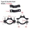 1Pcs Handlebar Frame Pipe Motorcycle Spotlight Holder  For 18.5-33.5mm Front Fork