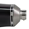 TMAX Motorcycle Modified Exhaust Pipe: Stainless Steel Front, Carbon Fiber, Laser Engraved (Fits 2017-2024 Models)