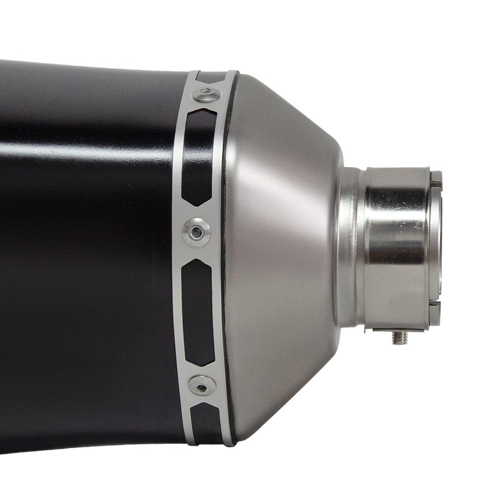 TMAX Motorcycle Modified Exhaust Pipe: Stainless Steel Front, Carbon Fiber, Laser Engraved (Fits 2017-2024 Models)