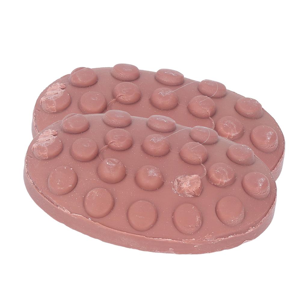 2 STÜCK Fußseife Tragbar Bio Peeling Exfolierend Entferner Fußpflege Seife für Riechende Füße