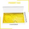 Storage Box for Watch Parts with Transparent Lid, Tray Dials, Storing Watchmaker's