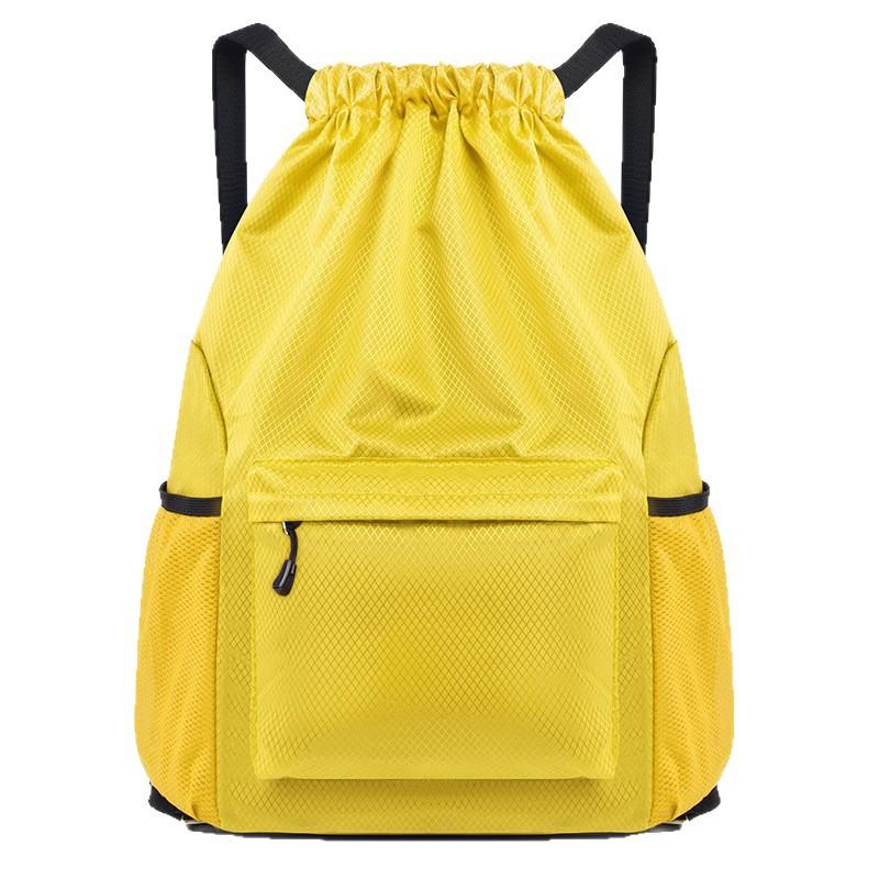 Bundle Bag Dry and Wet Separation Swimming Storage Backpack Travel Bag Drawstring Backpack Sports Training Basketball Bag