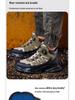 Men's High-Top Safety Boots: Anti-Smash, Anti-Puncture, Durable, Comfortable, Easy Button Closure for Work Protection