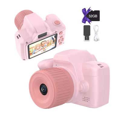 SLR 48MP Crianças 1080P HD Vídeo IPS com Memória de 32GB Zoom 4x USB Câmera Digital Dupla Protetora FOROMONE [Design Autêntico], Câmera, Câmera, Cartão de 2,4 polegadas,