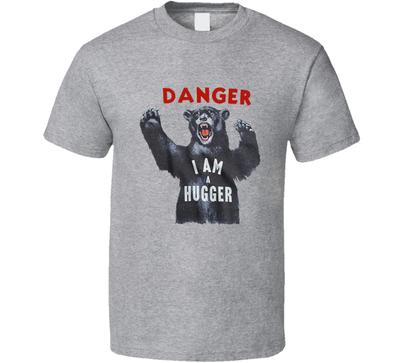I'M A Hugger Bear Danger Spiderman Parody Funny Tee Unisex T-Shirt