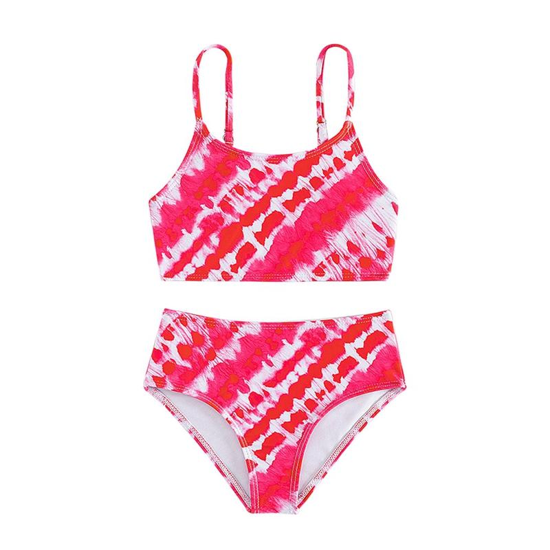 Girls' Tankini Kids Bikini Two-Piece Set Children's Swimsuit Girl Swimwear