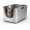 Kedi – Kediler için açık ve kapalı tuvaletler