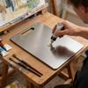 Extra Large Stainless Steel Paint Palette,Durable Mixing Tray for Watercolor Acrylic Paints,Easy Clean Portable Artist Palette