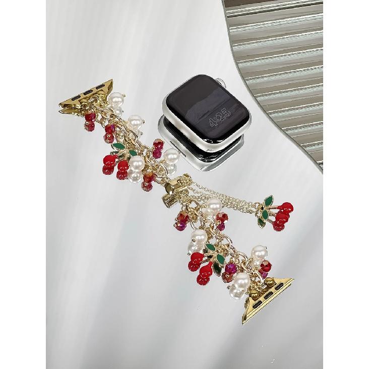 Luxury Bling Bracelet Link For Apple Watch Band Series 8/7/6/10/9 40mm 41mm 38mm 42mm 44mm 45mm 46mm Strap