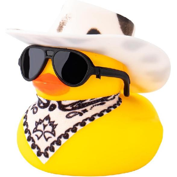 Wonuu Rubber Duck Car Ornaments Yellow Duck Car Dashboard Decorations with Propeller Helmet for Christmas Decor and Home Decorations for Adults