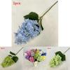 Realistische Hortensie Kunstblume Weiches Silikon für Event-Styling Heim-Büro-Dekor