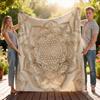 1 Pezzo Telo Coperta Arazzo Mandala Fiore della Vita Boemo Per Decorazione Casa Camera da Letto Soggiorno Coperta Morbida Stile Boho