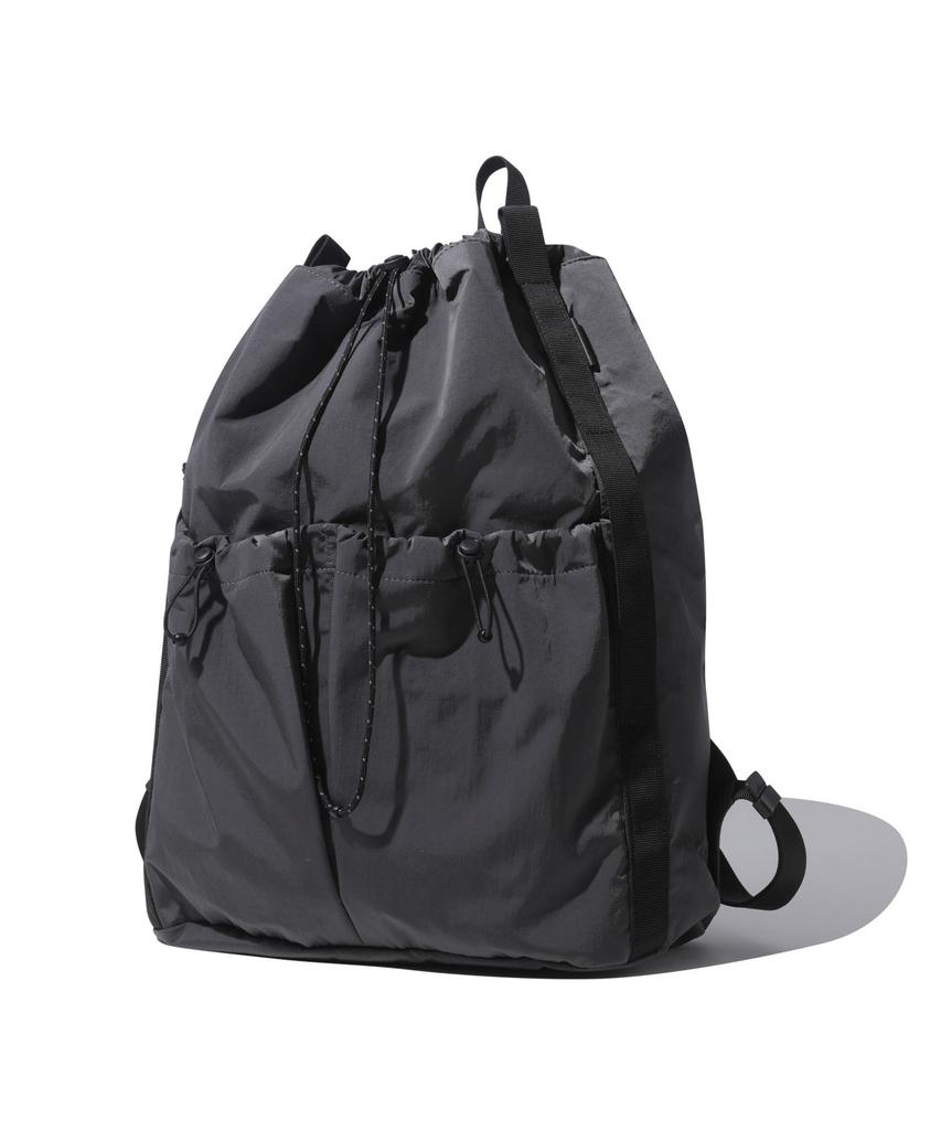 Customellow Gray Draw String Backpack Crbax25001Gyx