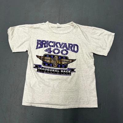 Vintage 1994 Brickyard 400 Inaugural Race Graphic Nascar Tshirt