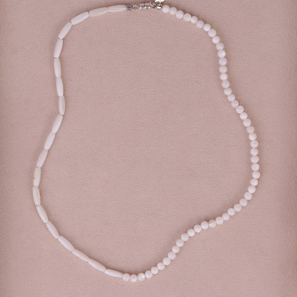 Copper-Plated Platinum Horseshoe Luo Beaded Collarbone Chain Princess Style Celebrity Temperament Versatile Fashion Simple Necklace Women