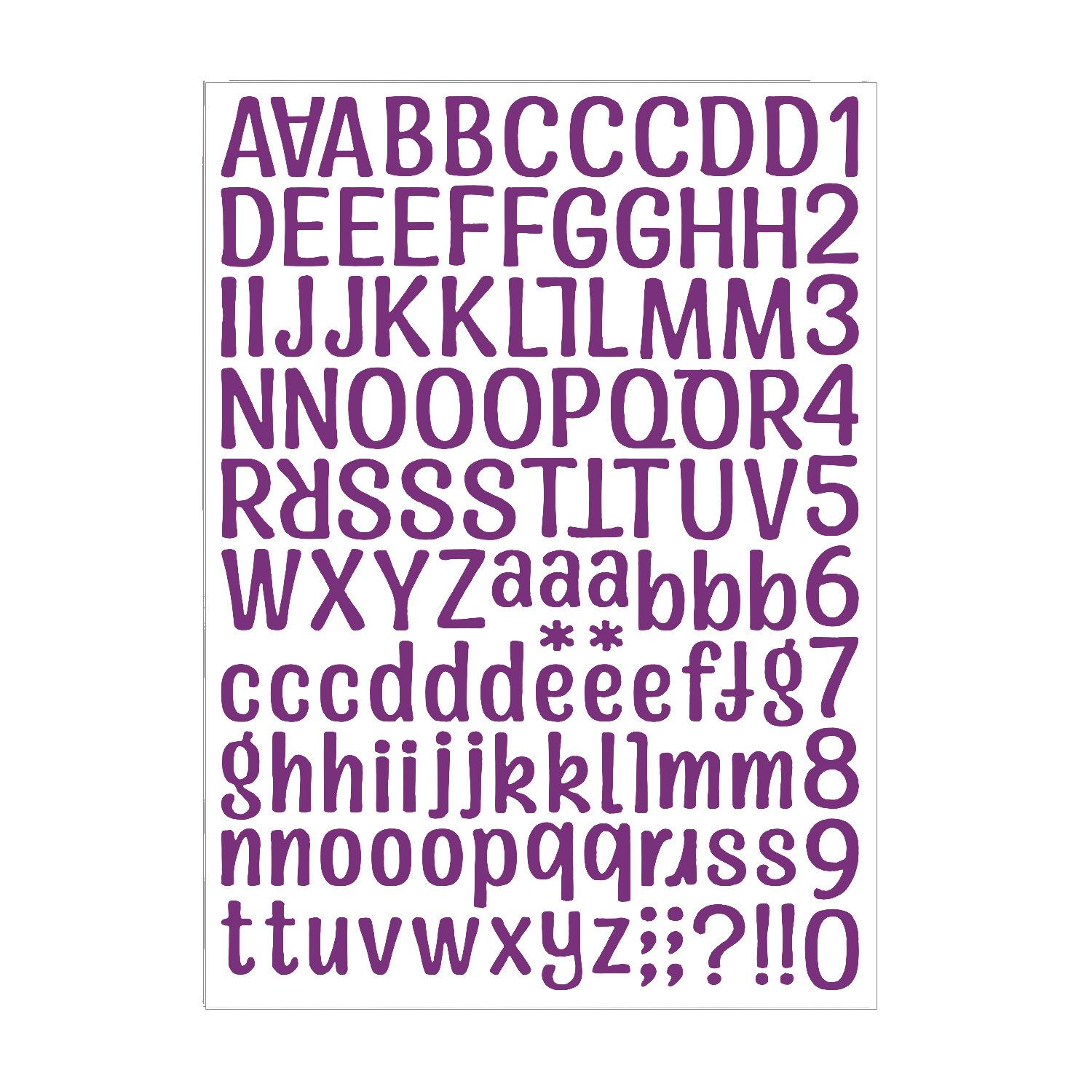 Kleurrijke Letterstickers Zelfklevend Vinyl Alfabet Cijfer Sticker Voor Brievenbusbord Deur Bedrijfsadres NummerkaartenBekers (as the picture,29x21CM)