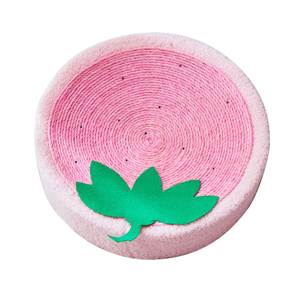 Cat Scratcher Bed Sisal Round Shape Cat Scratcher Lounge Bed for Claw Sharpening Furniture